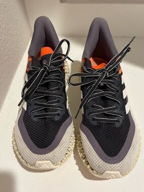 Adidas 4DFWD 2 Carbon Orange Grey Black White Running Shoes GX9250 Mens 8